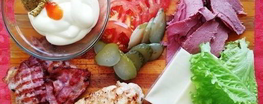 Шаг 14: клаба-сэндвичей с хлебом из булгура