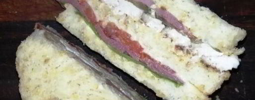 Шаг 28: клаба-сэндвичей с хлебом из булгура