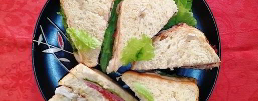 Шаг 29: клаба-сэндвичей с хлебом из булгура