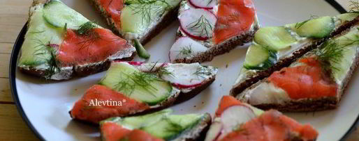 Шаг 3: мозаики из сэндвичей