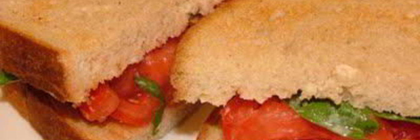 Рецепт Румяного сэндвича с помидором