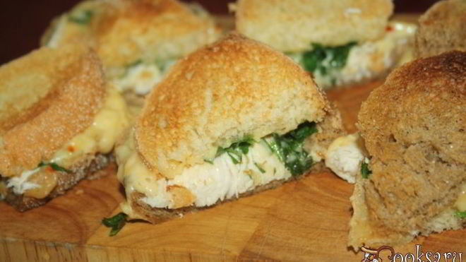 Рецепт Сочных сэндвичей с курицей