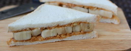 Шаг 4: сэндвича с бананом