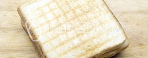 Шаг 5: сэндвича с копченой курицей