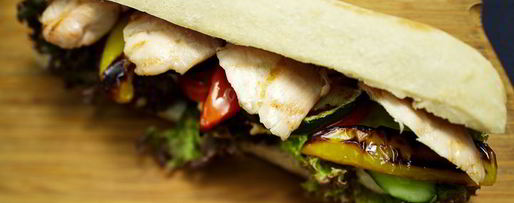 Шаг 12: сэндвича с курицей и овощами-гриль