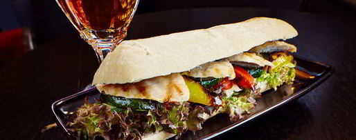 Шаг 13: сэндвича с курицей и овощами-гриль