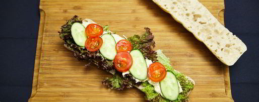 Шаг 8: сэндвича с курицей и овощами-гриль