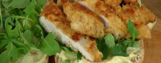 Шаг 10: сэндвича с курицей в сырной корочке