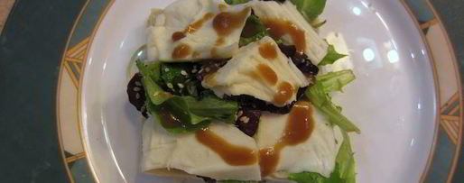 Шаг 14: сэндвича с моцареллой, грибами и соусом нисуаз