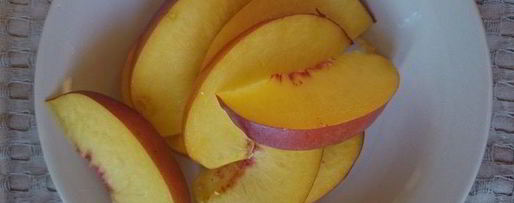 Шаг 1: сэндвича с нектарином