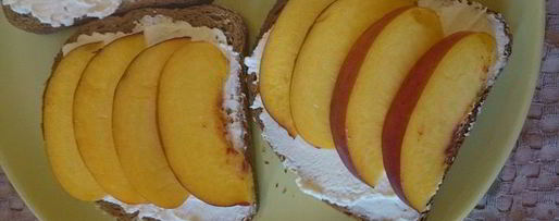 Шаг 3: сэндвича с нектарином