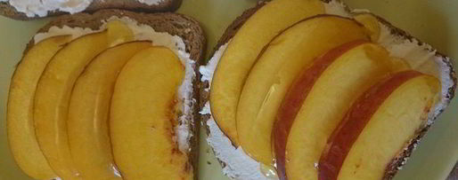 Шаг 4: сэндвича с нектарином