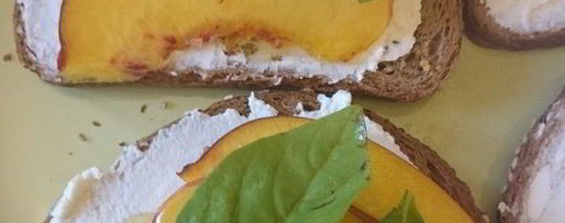 Шаг 5: сэндвича с нектарином