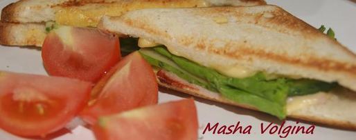 Шаг 5: сэндвича с сыром и карбонатом