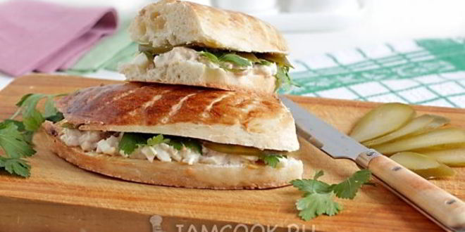 Рецепт сэндвича с тунцом