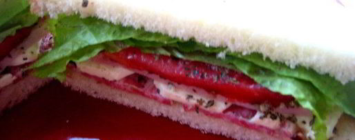 Шаг 19: сэндвича с ветчиной и салями