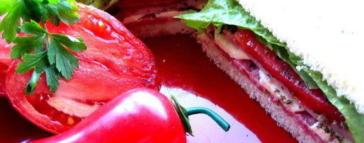 Шаг 20: сэндвича с ветчиной и салями