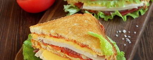 Шаг 9: сэндвича с ветчиной и сыром