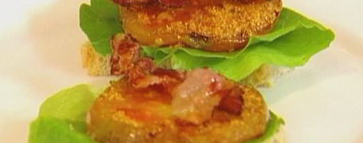 Шаг 7: сэндвича с жареными помидорами, беконом и горчичным соусом