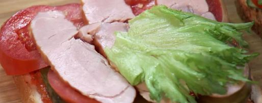 Шаг 3: сэндвича со свиной вырезкой