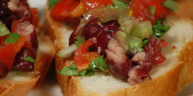 Рецепт сэндвичей с фасолевым дипом