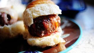 Рецепт Сэндвичей с фрикадельками в беконе