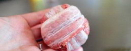 Шаг 2: сэндвичей с фрикадельками в беконе