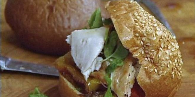 Рецепт сэндвичей с курицей, помидорами и перцем