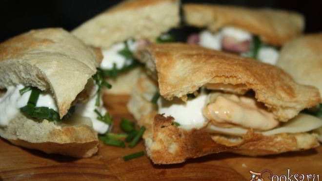 Рецепт Сэндвичей с морепродуктами