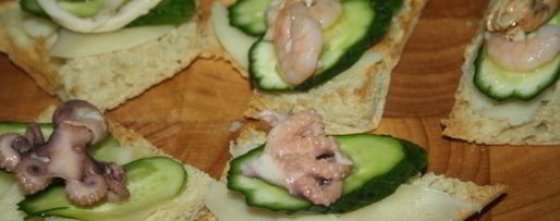 Шаг 4: сэндвичей с морепродуктами