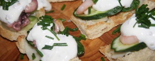 Шаг 5: сэндвичей с морепродуктами