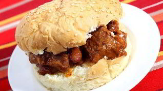 Рецепт Сэндвичей с тушеной говядиной и зеленым луком