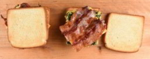 Шаг 4: сэндвичей с яйцом и беконом