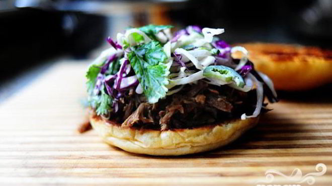 Рецепт Сэндвичей со свининой и капустой