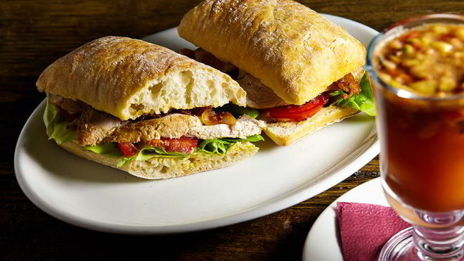 Рецепт Теплого сэндвича с куриной грудкой