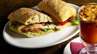 Рецепт Теплого сэндвича с куриной грудкой