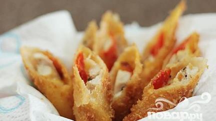 Рецепт Сырных палочек с курицей