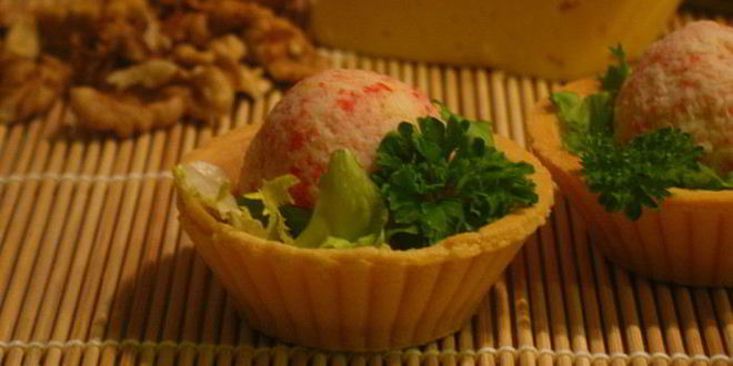 Рецепт сырных шариков с сюрпризом