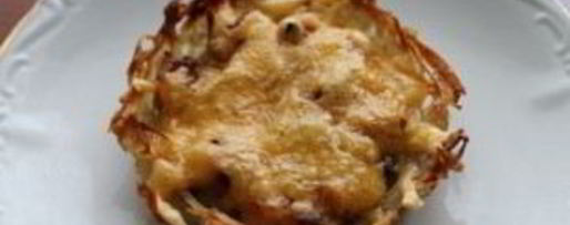 Шаг 4: картофельных тарталеток с грибами