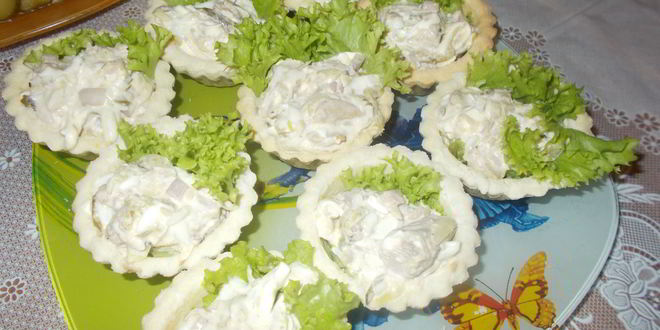 Рецепт рыбных тарталеток