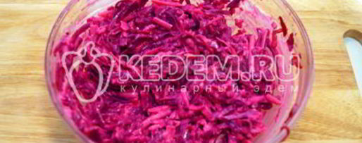 Шаг 2: свеклы с сыром в тарталетках