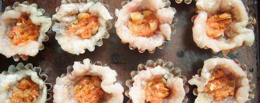 Шаг 5: тарталеток из куриного филе с сочной начинкой