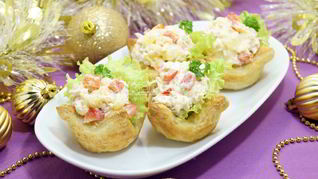 Рецепт Тарталеток из слоеного теста