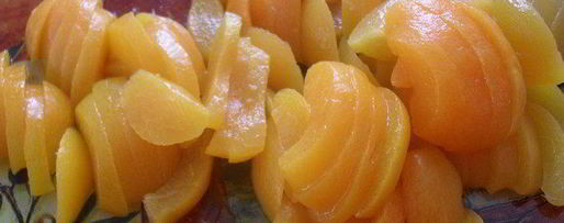 Шаг 1: тарталеток оранжевое солнце