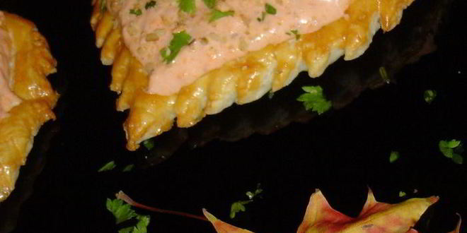 Рецепт тарталеток осенних листья