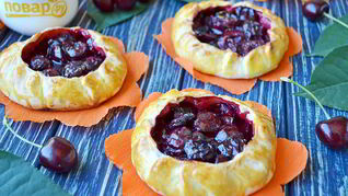 Рецепт Тарталеток с черешней