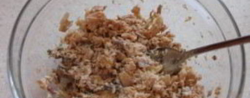 Шаг 3: тарталеток с горбушей консервированной