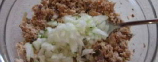 Шаг 5: тарталеток с горбушей консервированной