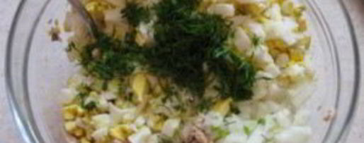 Шаг 6: тарталеток с горбушей консервированной