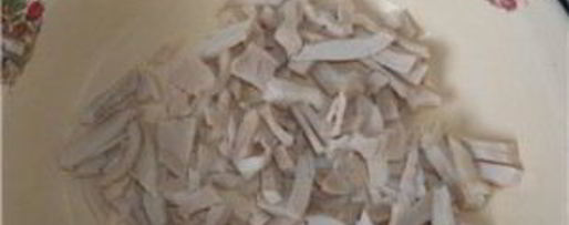 Шаг 1: тарталеток с кальмарами